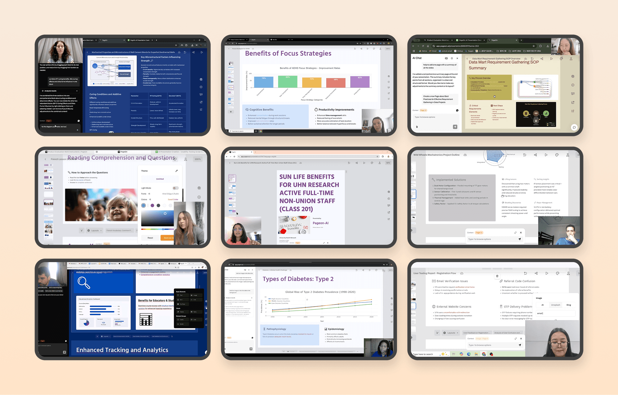 User search video screenshot